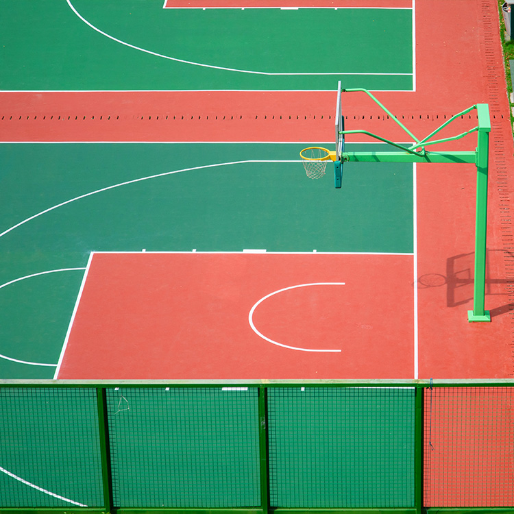 贵阳篮球场地面施工材料有哪些种类?